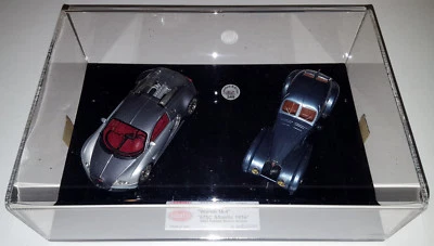 Looksmart #LSCOF01B 1/43 Bugatti 1936 57SC Atlantic & Veyron 16.4 Rare Set #/349 - Image 1 of 4
