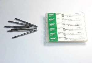 WIDIA Spiral Flute Plug Taps 6-32 H5 3FL HSS-E Left Hand 83635 (6 Pcs) - Picture 1 of 1