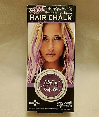 Tiza de color de cabello Splat, púrpura 1 cielo violeta Foto 1 de 4
