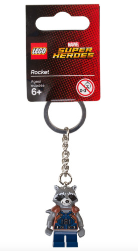 LEGO® Super Heroes - Rocket Keychain - New & Original Packaging 853708 Guardians 