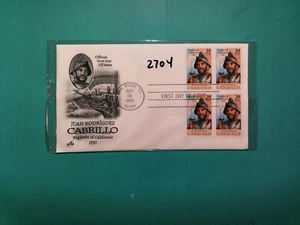 U. S.Stamp FDC- 2704 - Juan Cabrillo  - ArtCraft cachet- comb. shipping - Picture 1 of 1