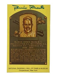 Robin Roberts Autographed HOF Postcard Phillies - Picture 1 of 2