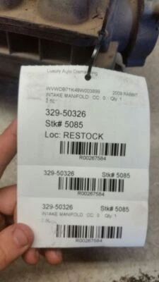 Volkswagen Jetta 2008-14 2,5 L - colector de admisión - 07K133201M - R267584 Foto 1 de 3