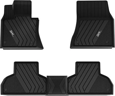 3W Floor Mats for BMW X5 2014-2018 / BMW X6 2015-2019 Custom Fit Weather Liner - Image 1 of 4
