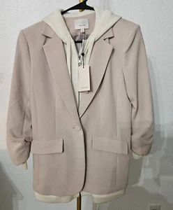 Cinq À Sept Klhoe maglia dolce due uno combinata taglia 2 beige  - Foto 1 di 3