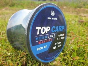 TOP CARP MONOLINE MASSIVE NYLON CARPFISHING RIVIÈRE 1000M ABRASION HEAVY DUTY - Photo 1/5