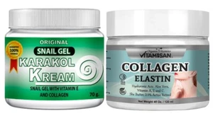 Snail Recovery Gel Cream 6oz cream Snail Repairing Gel Face Moisturizer Facial 2 - Picture 1 of 8