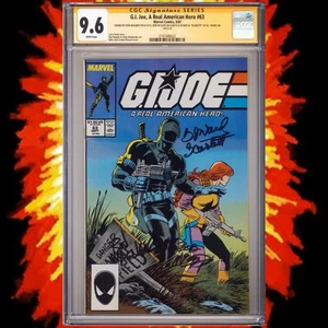 CGC 9.6 SS GI Joe A Real American Hero #63 signed by Ward, Wagner & McLeod - Picture 1 of 2