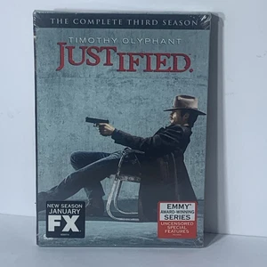 Justified: Season 3 NEW SEALED Timothy Olyphant,Nick Searcy,Joelle Car FREE SHIP - Picture 1 of 1