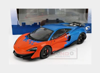 1:18 SOLIDO Mclaren 600Lt F1 Team Tribute Livery 2019 Orange Blue SL1804503 - Immagine 1 di 2