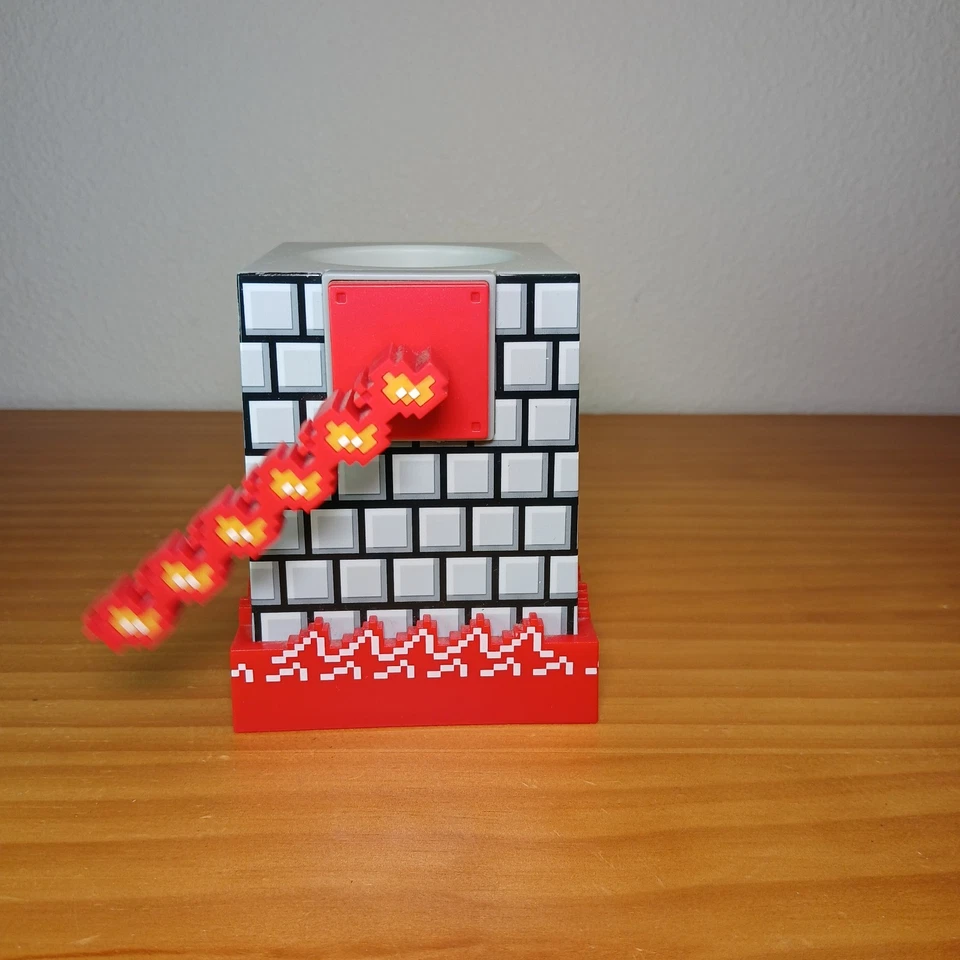 Amiibo Wind Up Fire Bar Display Stand Nintendo Super Mario Lava 2016 Works (B) - Image 1 of 4