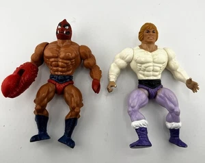 Lotto 2 figurine vintage Mattel MOTU 1984 Clawful He-Man solo giocattolo action figure - Foto 1 di 6