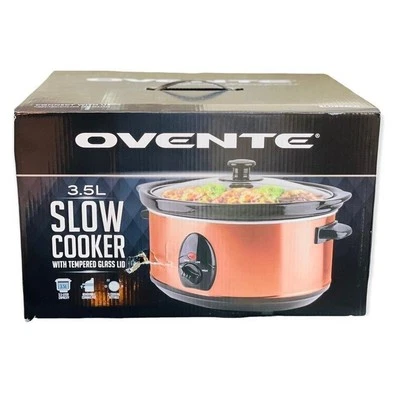 New OVENTE  Slow Cooker Crockpot 3.5 Liter with Removable Ceramic Pot, - Image 1 of 4