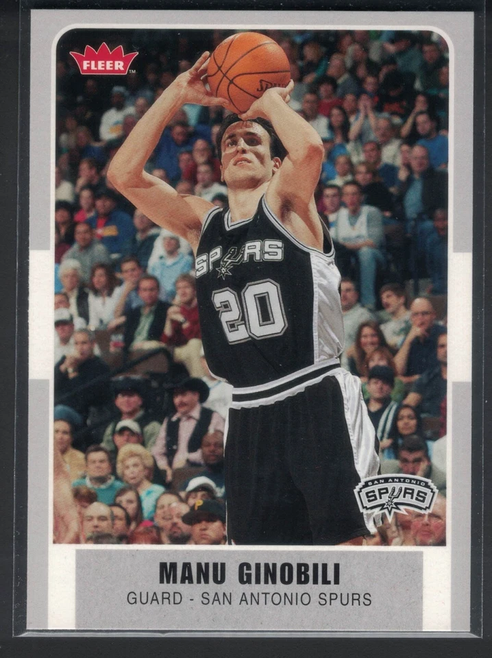 Fleer 2007-08 - Manu Ginóbili #182 San Antonio Spurs Foto 1 de 1