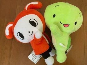 Juego relajante de 2 rellenos 21 cm Zenichi Mikey BANDAI muñeca de peluche Maizen Sisters - Imagen 1 de 24
