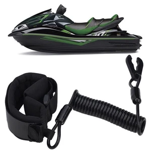 Safeguard Your Jet Ski with this Floating Safety Tether Lanyard for - Picture 1 of 16