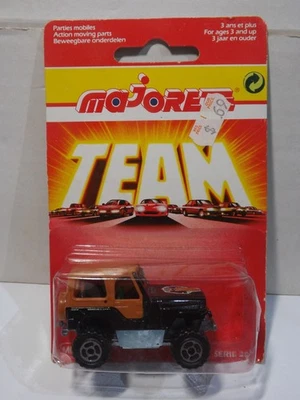 Majorette Team Black Jeep CJ Clack Cobra Snake # 244 - Image 1 of 4