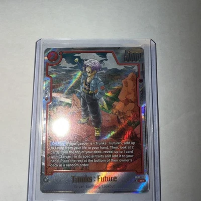 Trunks : Future SB02-010 Alternate Art Manga Booster 02 Dragon Ball Card English - Image 1 of 2