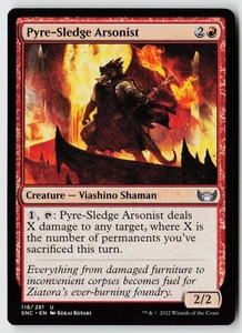 Streets of New Capenna #582 Pyre-Sledge Arsonist - Picture 1 of 2