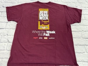 Vintage HOT ROD Drag Week 2014 T-Shirt Front/Back Size XL - Picture 1 of 7