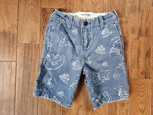 Boys Abercrombie Nautical Shorts 100% Cotton  8 - Picture 1 of 3