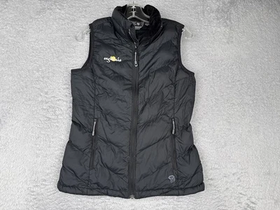 Chaleco Mountain Hardwear Para Mujer Pequeño Negro Acolchado con Cremallera Logo Eagle Lake Foto 1 de 4