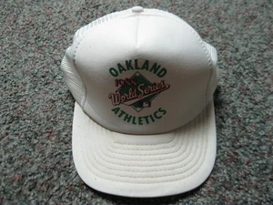 1988 Oakland Athletics world series Hat Baseball cap snapback used - Picture 1 of 3