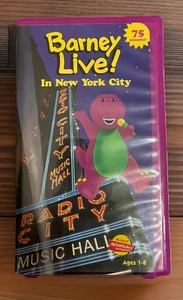 Barney - Live In New York City (VHS, 2000) CLAMSHELL RARE - Picture 1 of 3