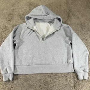 Vuori Sweatshirt Womans Medium Gray Restore Half Zip Pullover Hoodie VW288 - Picture 1 of 13