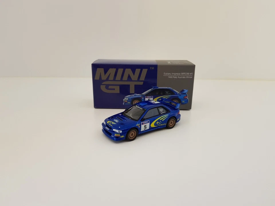 Mini Gt 1:64 Subaru Impreza WRC99 N° 5 WINNER RALLY AUSTRALIA 1999 NUOVO - Immagine 1 di 4