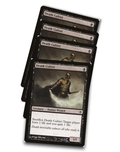 4x Death Cultist Rise of the Eldrazi Regular Near Mint x4 - Playset - Picture 1 of 1