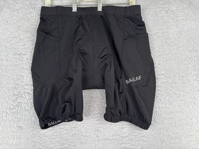 Culotte con tirantes Baleaf Ciclismo Adulto 2XL XXL Negro Nylon Mezcla Spandex Acolchado Foto 1 de 4