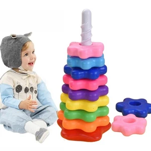 Juguete apilable torre arco iris H9N4 - Imagen 1 de 15