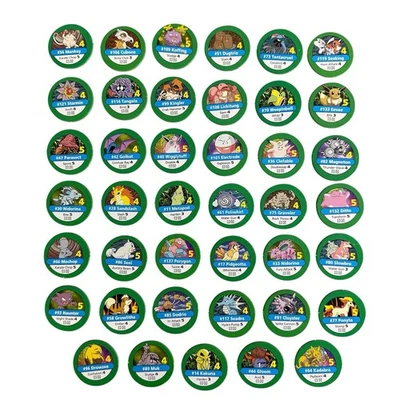 Винтажная настольная игра 1999 Pokemon Master Trainer запасные части 41 зеленая фишка - Изображение 1 из 4