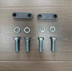 58-64 Chevy Impala 63-82 Corvette Lower Control A-Arm Nut Plate Bolts 2SET - Picture 1 of 3