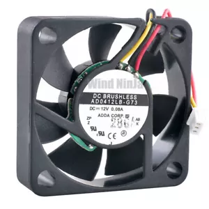 AD0412LB-G73 4cm 40mm fan 40x40x10mm DC12V 0.08A 3pin Quiet cooling fan for CPU - Picture 1 of 6