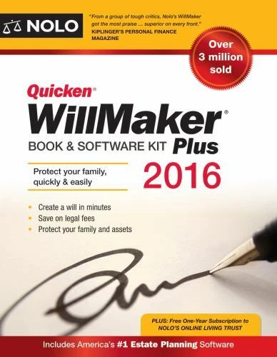 Quicken Willmaker Plus 2016 Edition: Book & Software Kit - Image 1 of 1