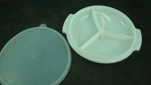 Vintage Tupperware Divided Party Relish/Condiment Tray Suzette #608 VG Condition - Picture 1 of 6