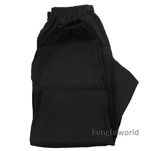 25 Colors Soft Linen Tai chi Kung fu Pants Martial arts Uniform Wushu Trousers - Picture 1 of 12