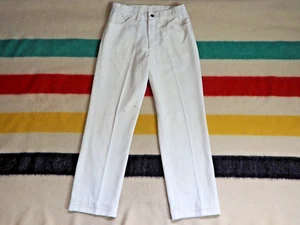 VTG 70s Penneys Ranchcraft White Twill Faded 29x28 Western Cowboy Pants - Picture 1 of 13