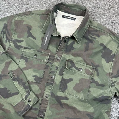 Новый с Ярлыками камуфляж Overshirt мужской средний джинсовой ткани Snap карман вощеный хлопок моды Nova - Изображение 1 из 4