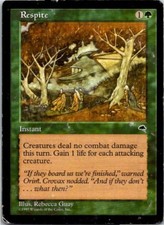 Respite Magic The Gathering Tempest Card Light Play X1