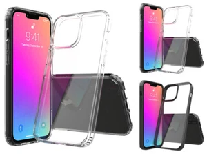 for iPhone 13 Pro Max 6.7" Case See-Thru Impact Protector Cover+Prytool - Picture 1 of 10