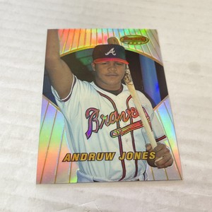1996 Bowman's Best Previews Refractor Andruw Jones #91