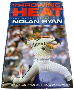 1988 Autobiographie von Nolan Ryan Buch "Throwing Heat."🔥Top! 1. Auflage - Bild 1 von 12