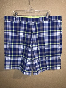 NEW MENS SIZE 42 NIKE GOLF DRI-FIT TOUR PERFORMANCE PLAID SHORTS GOLFING - Picture 1 of 7