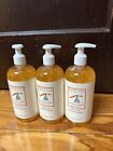 Crabtree & Evelyn Hand Wash Gardeners Hand Soap 16.9 fl oz with pump Set Of 3