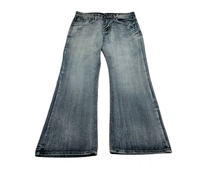 Vintage Dolce & Gabbana Big Logo Flared Y2K Denim Jeans – Size 34 - Picture 1 of 9