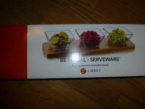 Libbey 4 Piece Condiment Server - NEW - Picture 1 of 1