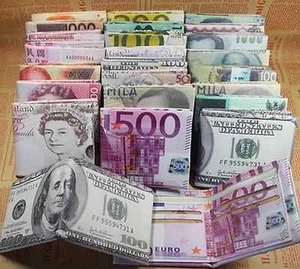 Dollar Money Bill PU Leather Card holder Case Bag Men Wallet Novelty Gift Bifold - Picture 1 of 9